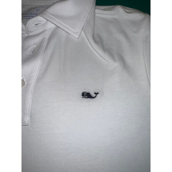 Vineyard vine, white
long sleeve polo, size large - Picture 2 of 5